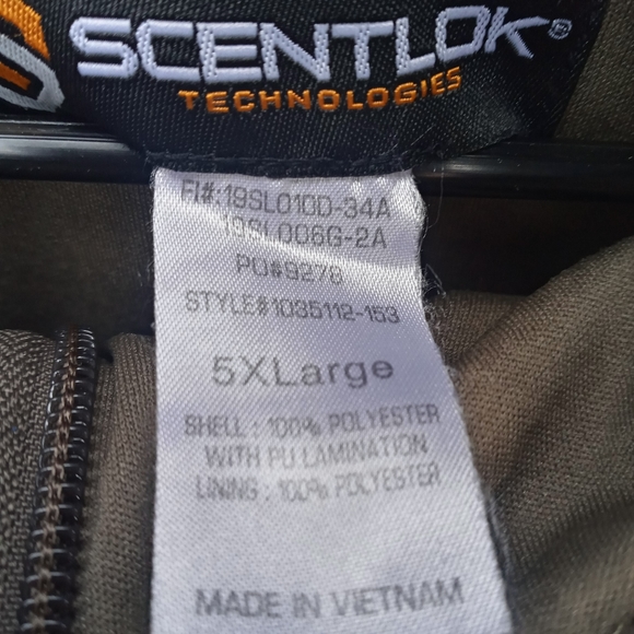 Scentlok hunting jacket, removable fleece liner 5x🪝 - Picture 3 of 10